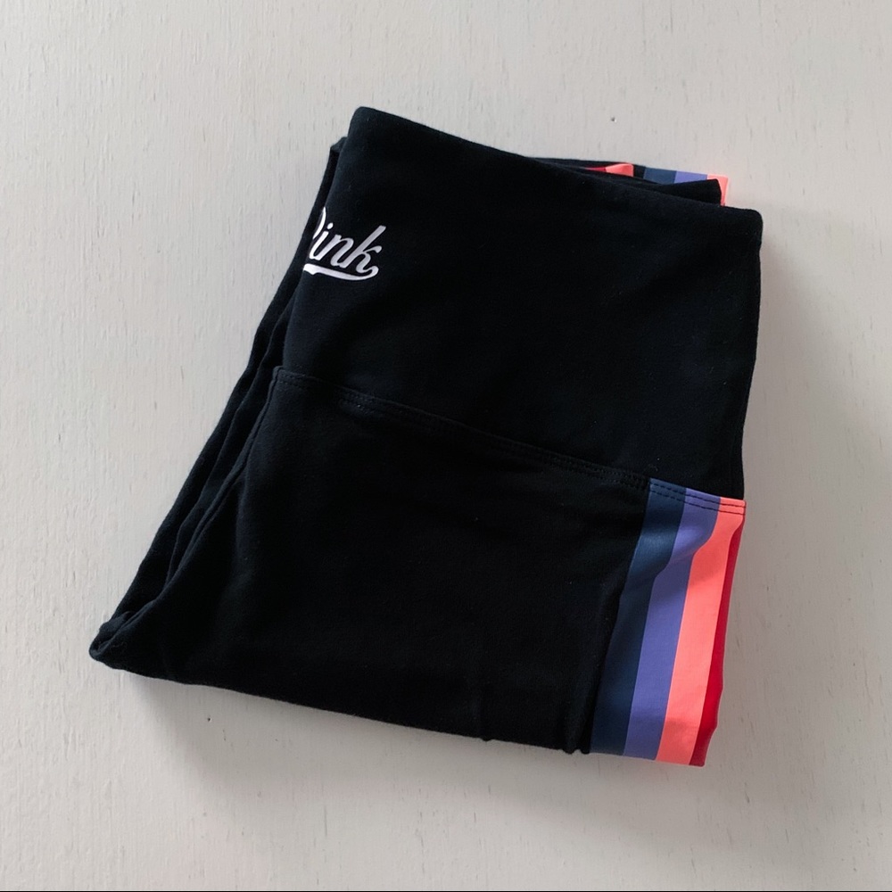 NWT PINK VS Rainbow Leggings